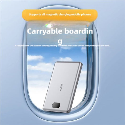 Adaptable To The Whole Scene With Magnetic Wireless Power Bank, A Savior For Travel And Office, Magnetic Charging In Seconds, Portable, Small And Large Capacity