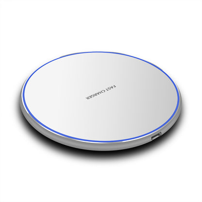 Metal QI Wireless Charger 10W Ultra-thin Wireless Charger Suitable For Cross-border QI Mobile Phone Products
